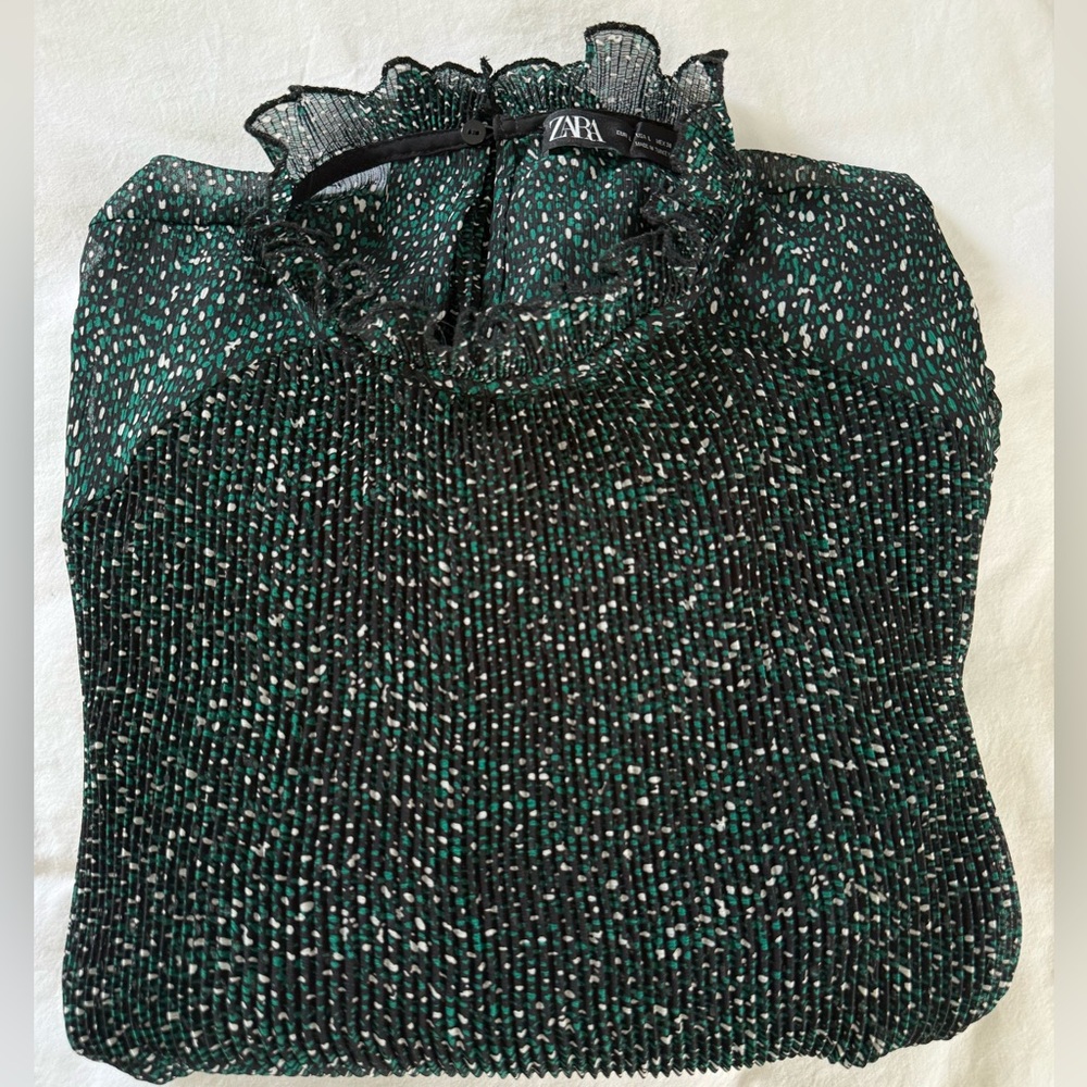 Zara Dot Print Blouse